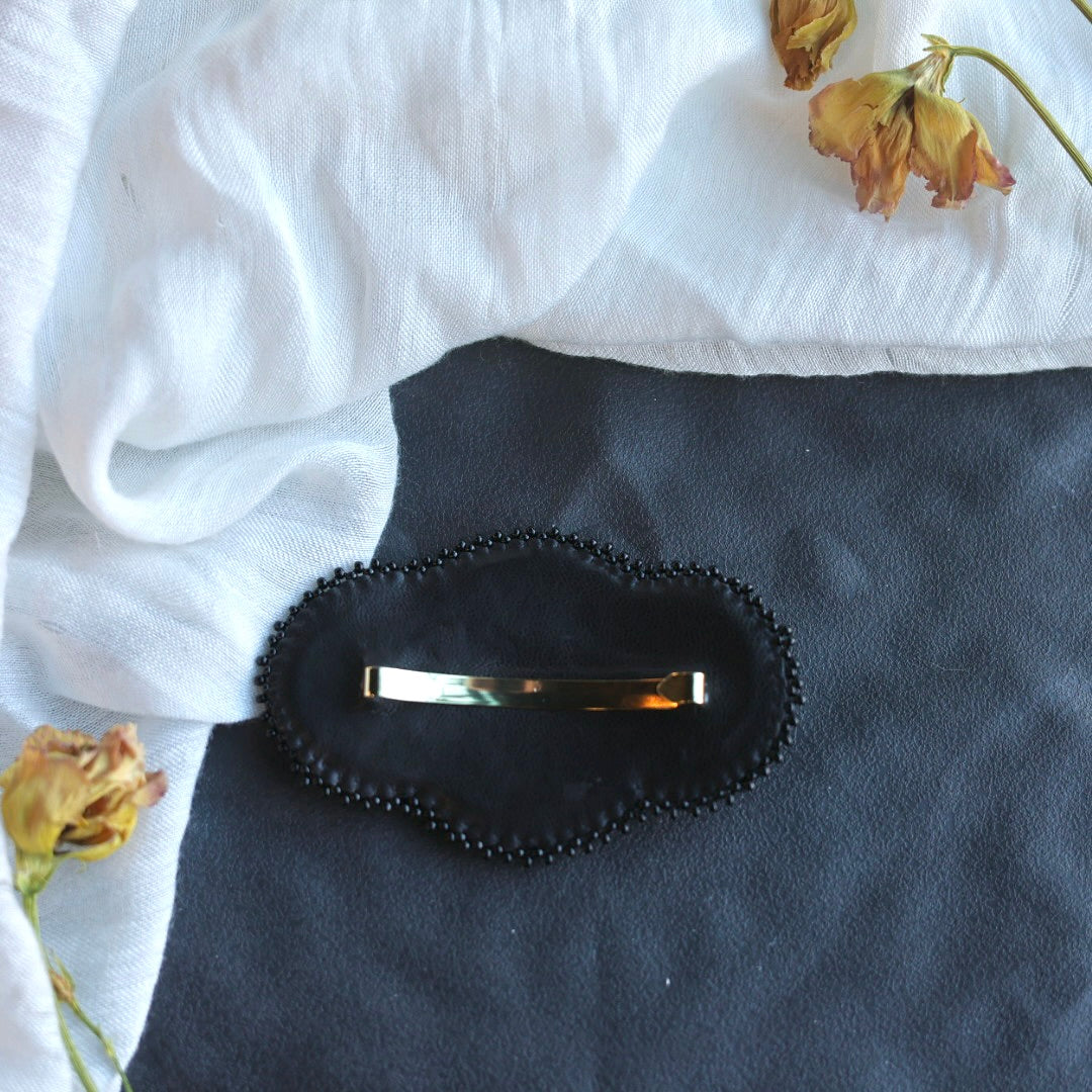 Beth Rose Designs Purple Beaded Hairpiece