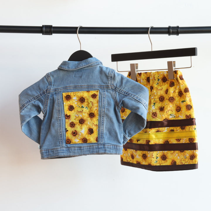 Vi's CREE-ations Sunflower Toddler Ribbon Set