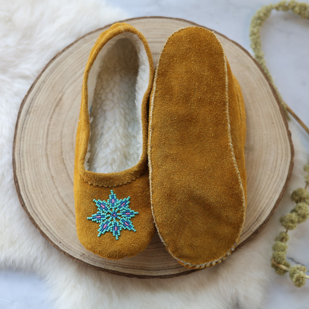 T.Sullivan Size 8 Women Teal Star Ballerina Slippers