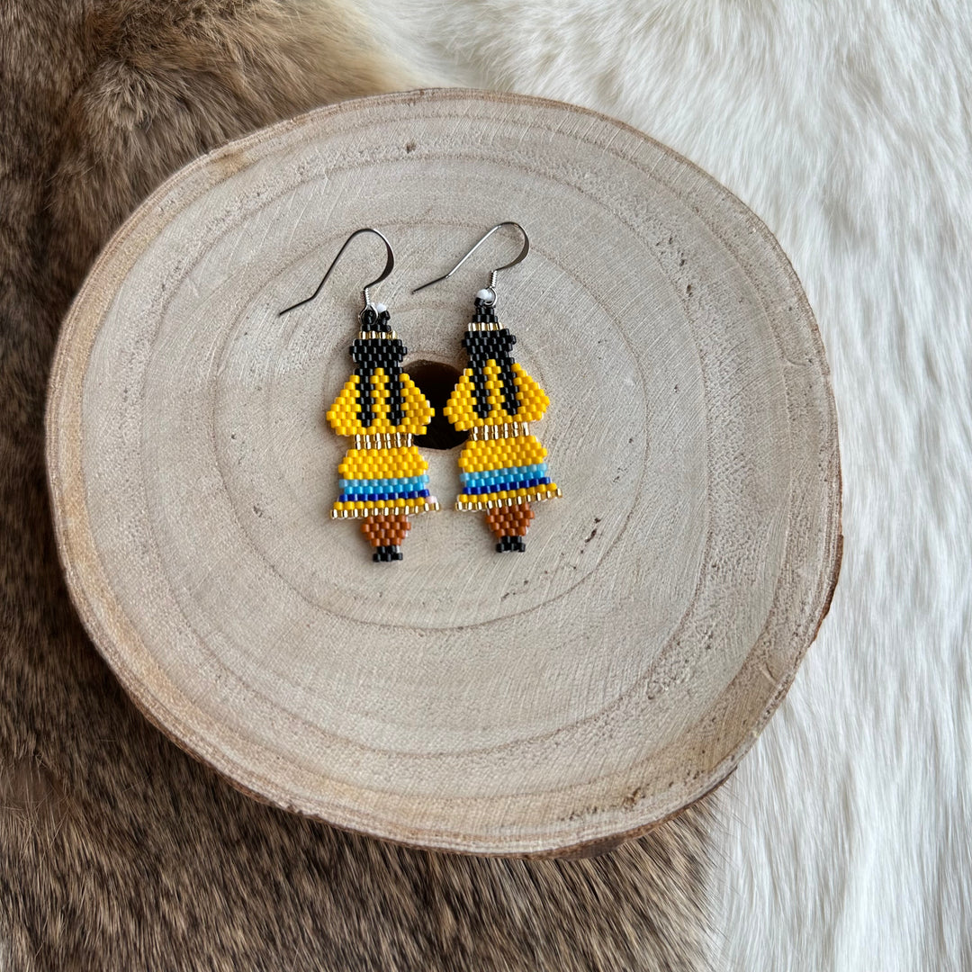 Dorothy B. Dancer Peyote Earrings