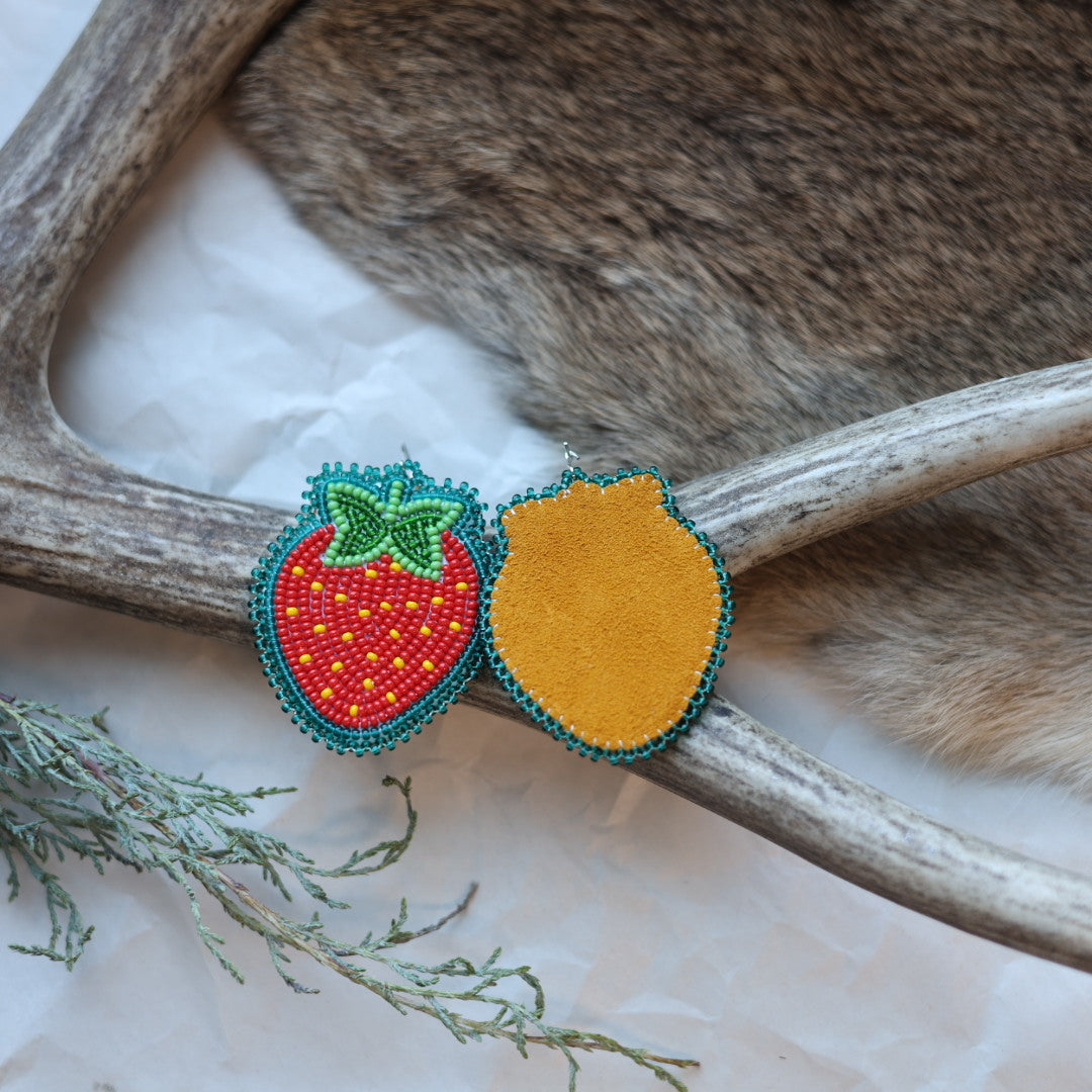 Keegan W. Strawberry Drop Earrings