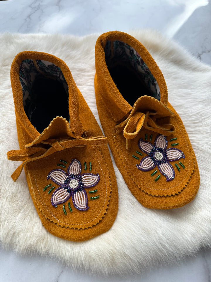 Sandra L Handmade Beaded Moccasins