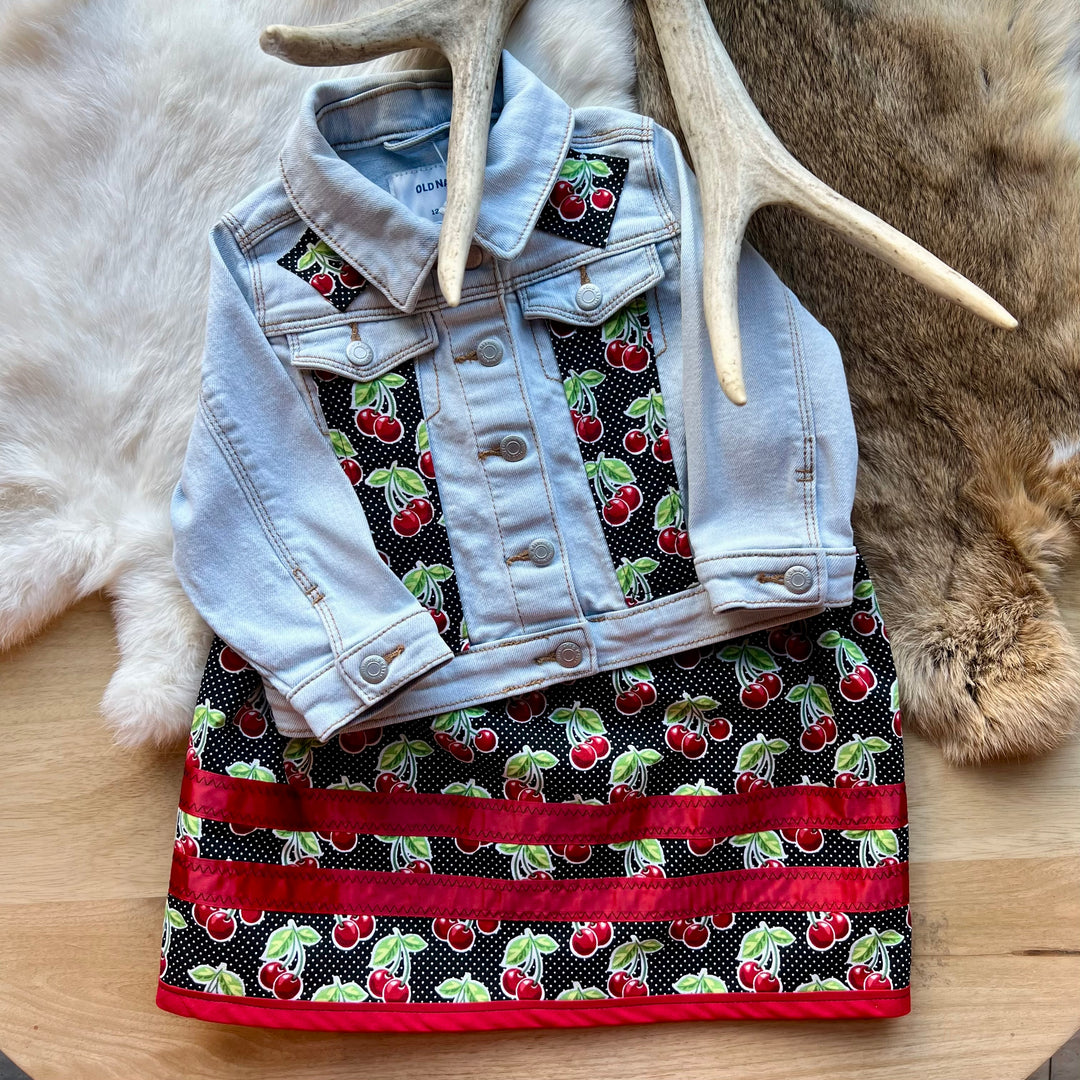 Vi's CREE-ations Cherry Girls Ribbon Set