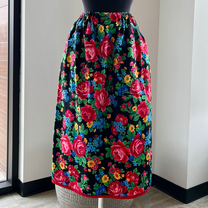 Vi's CREE-ations Kokum Floral Ribbon Skirt