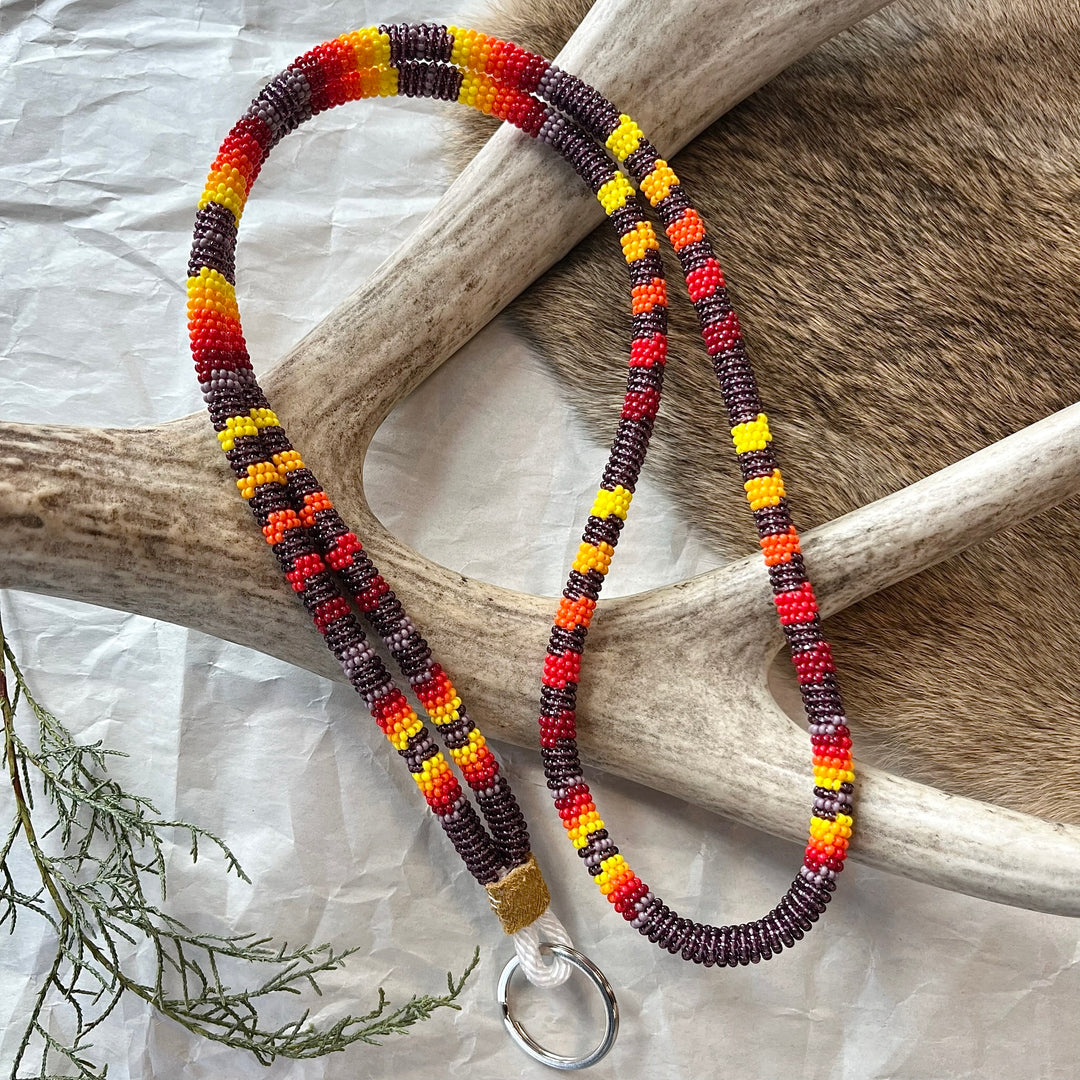 Keegan W. Beaded Neck Lanyards