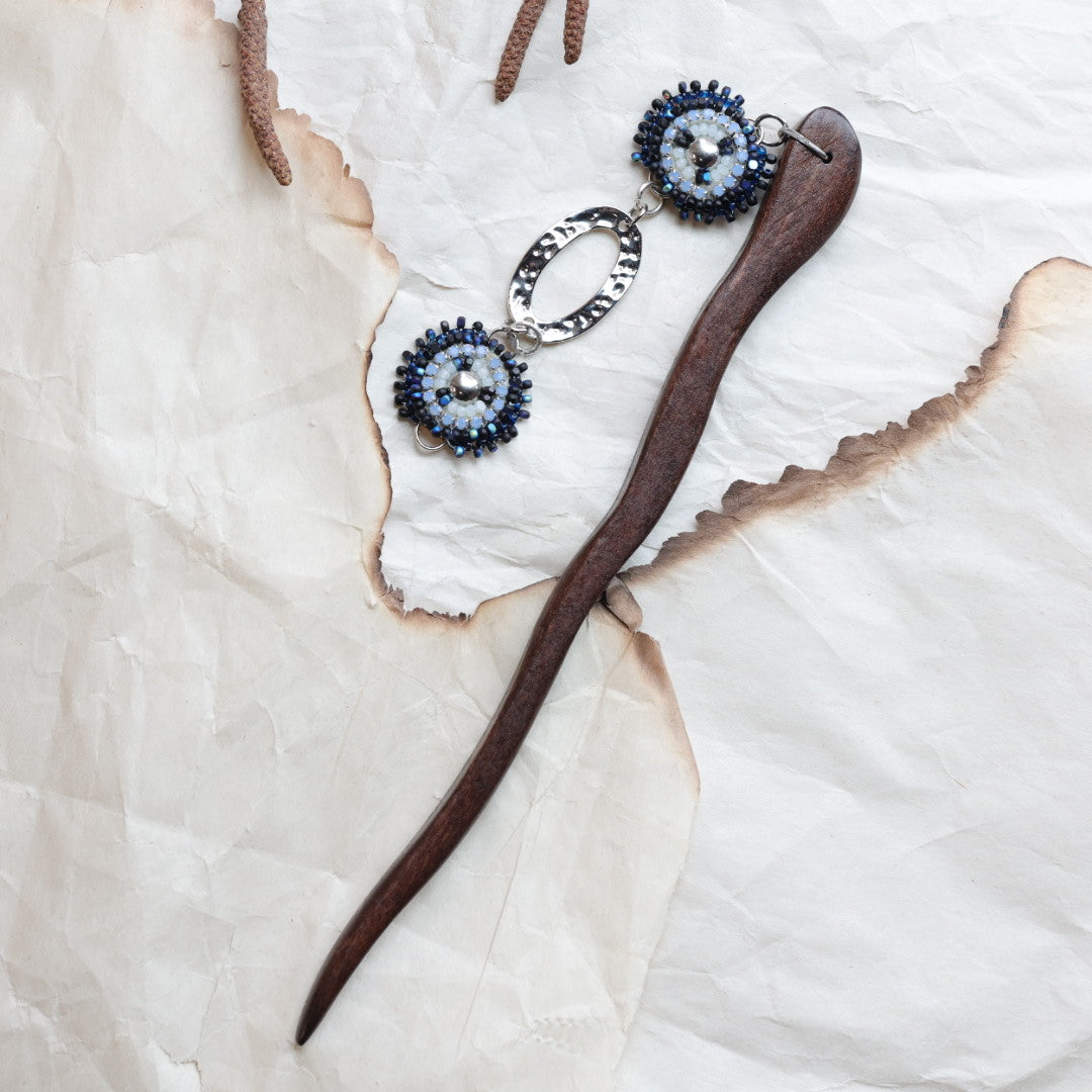 TLee Beads Beaded Hair Pins