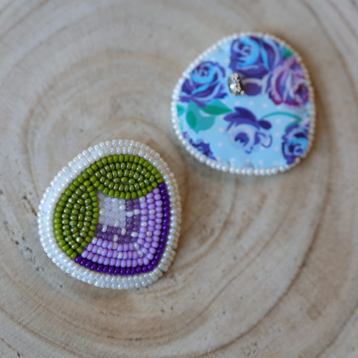 Jess S. Beaded Strawberry Earrings