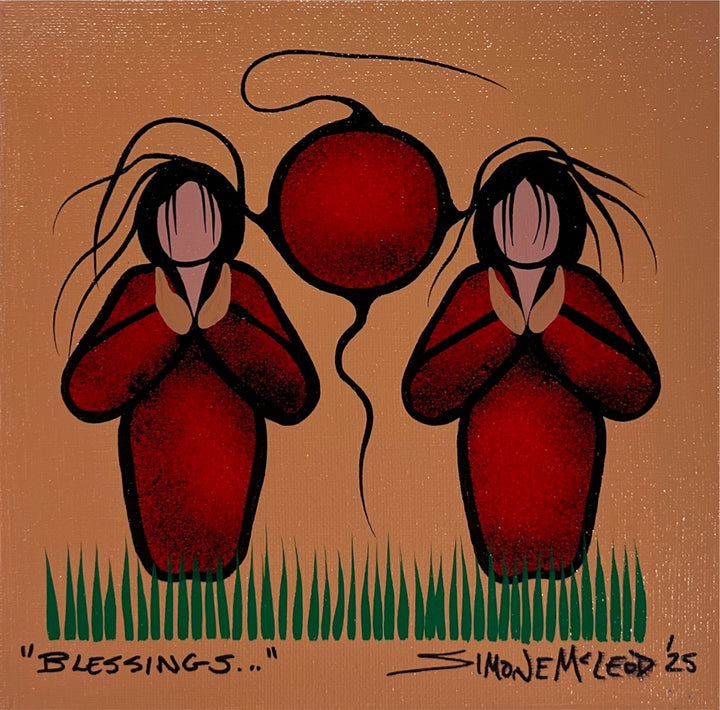 Simone McLeod 8"x8" Original Paintings (2025)