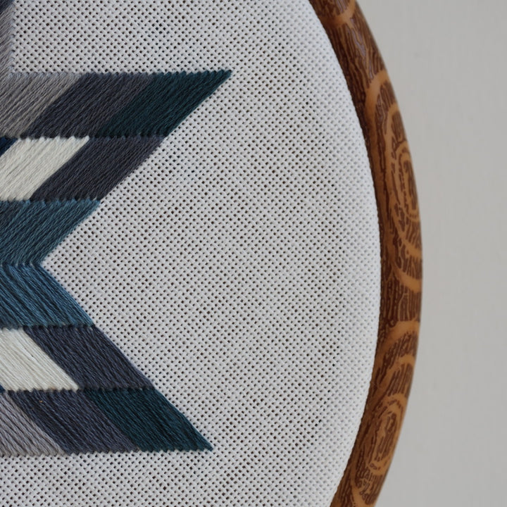 Janene A. Wintery Lone Star Quilt Embroidery Hoops