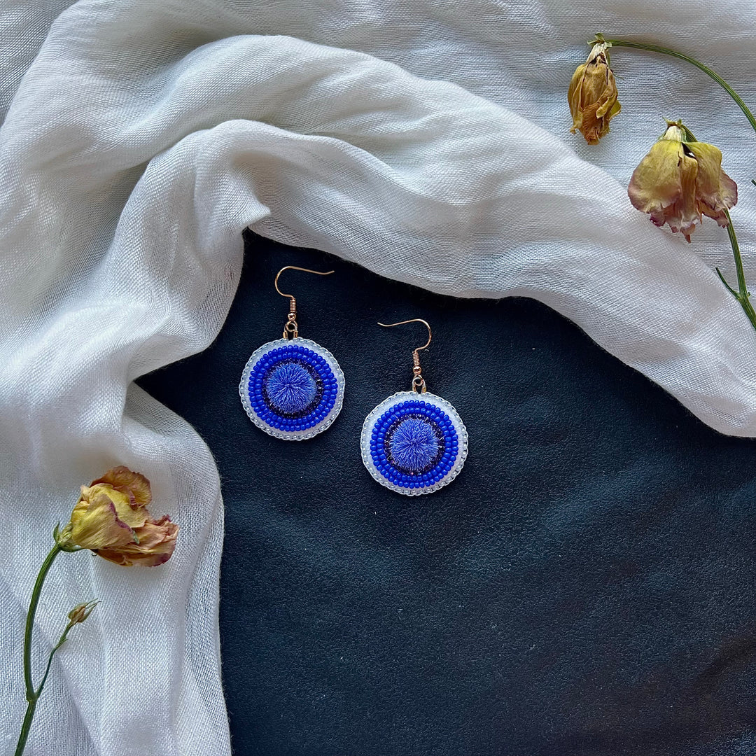 Beth Rose Designs Jade Collection Round Drop Earrings