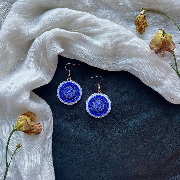 Beth Rose Designs Jade Collection Round Drop Earrings