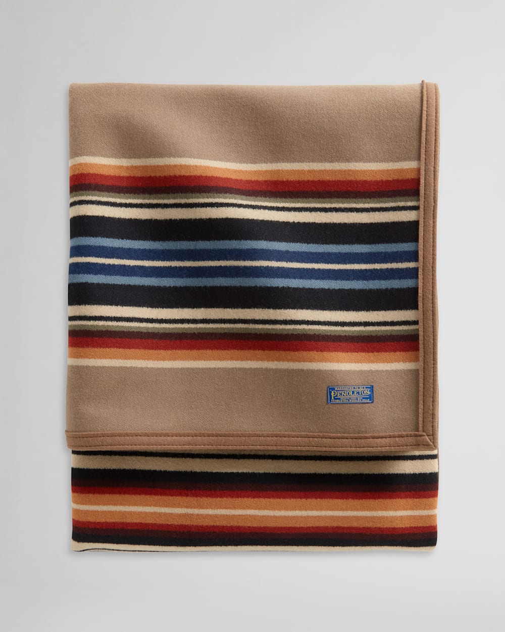 Pendleton Gray Horse Khaki Archival Serape Blanket