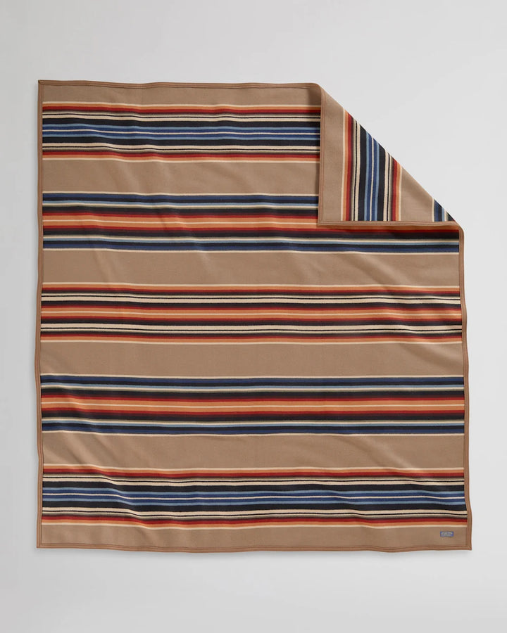 Pendleton Gray Horse Khaki Archival Serape Blanket