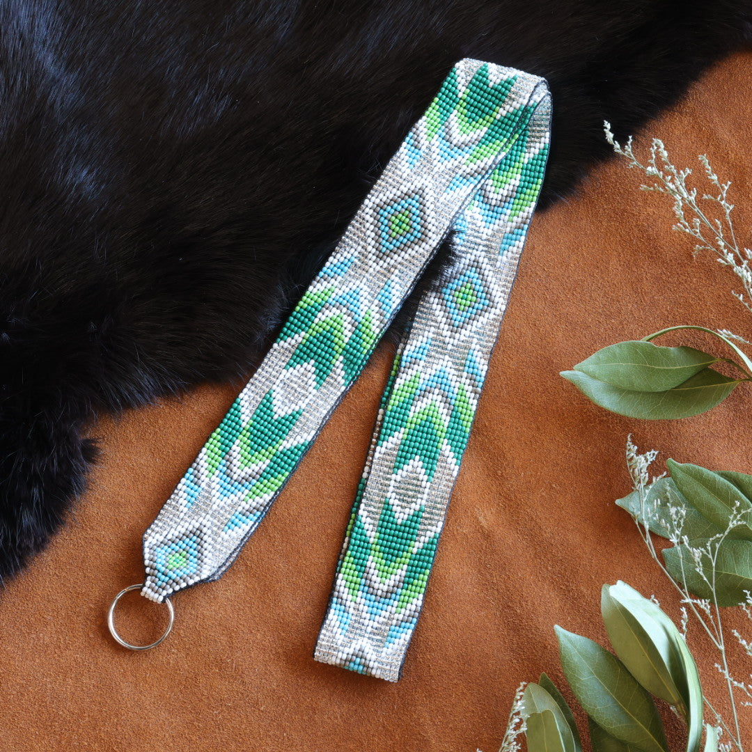 Garrett D. 1.25" Wide Loomed Neck Lanyard