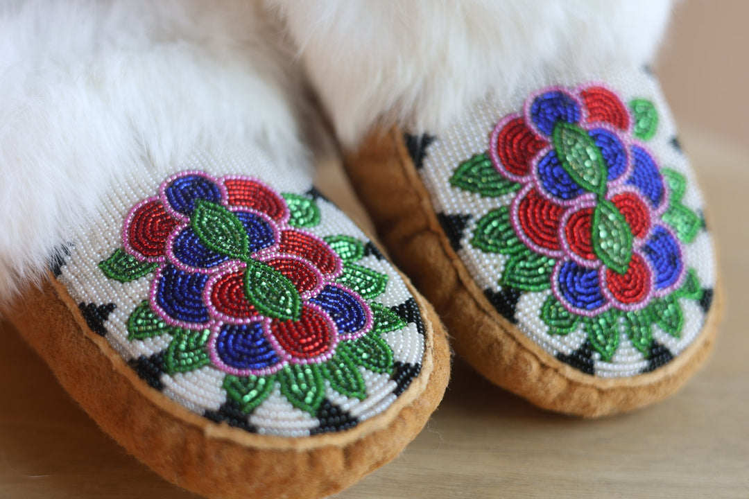 Emily J. Fully Beaded Moccasins