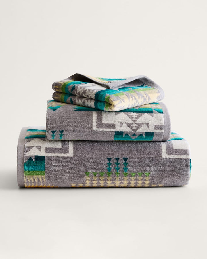 Pendleton Chief Joseph Grey 3 Piece Towel Set