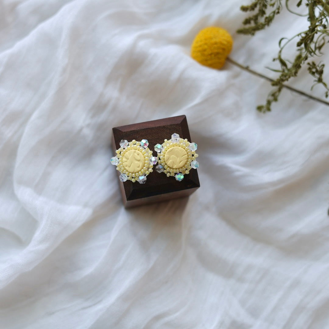 Prairie Beads Petite Monochrome Beaded Studs