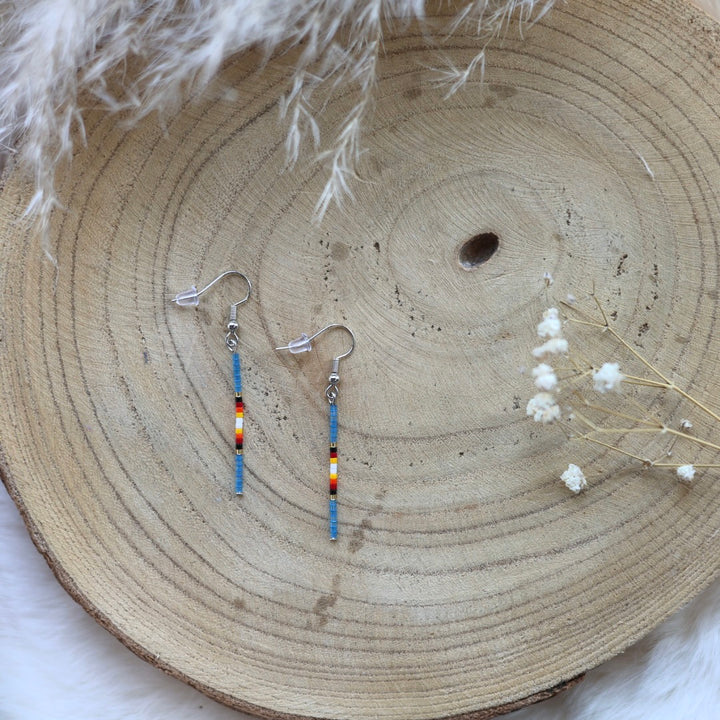 Sophie's Creations Simple Single-Strand Beaded Earrings