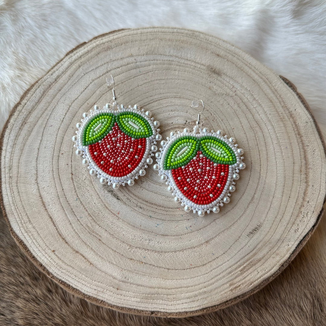 Keegan W. Strawberry Drop Earrings