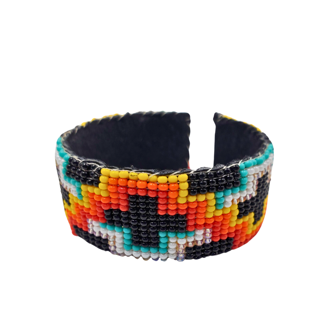 Tribal Roots Small Beaded Cuffs