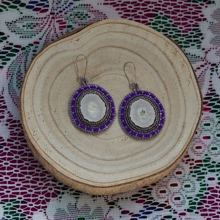 Feline Fancy Eh Ancestral Antler Beaded Earrings