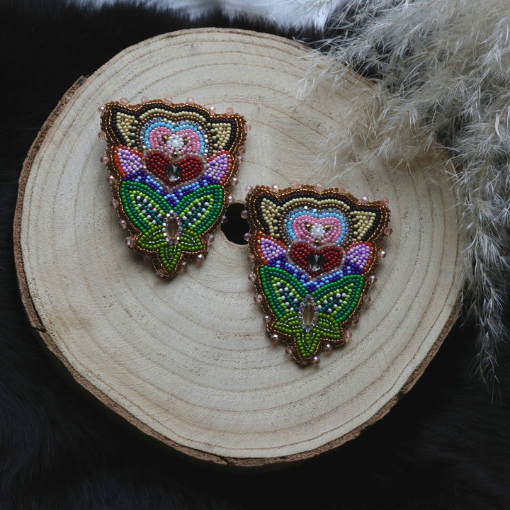 Ironstar Co. Premium Blossoming Beaded Earrings