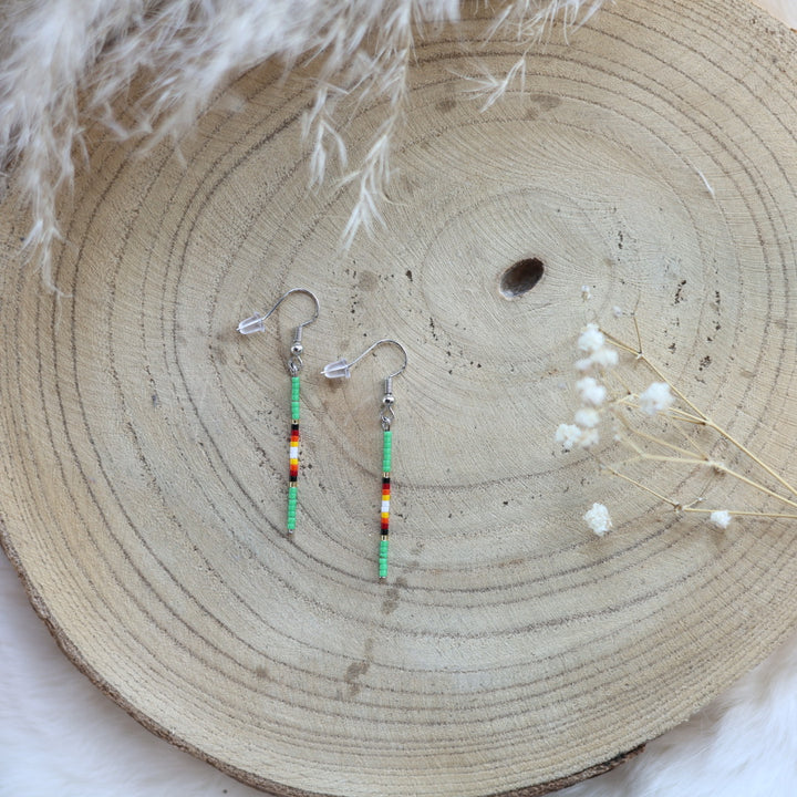 Sophie's Creations Simple Single-Strand Beaded Earrings