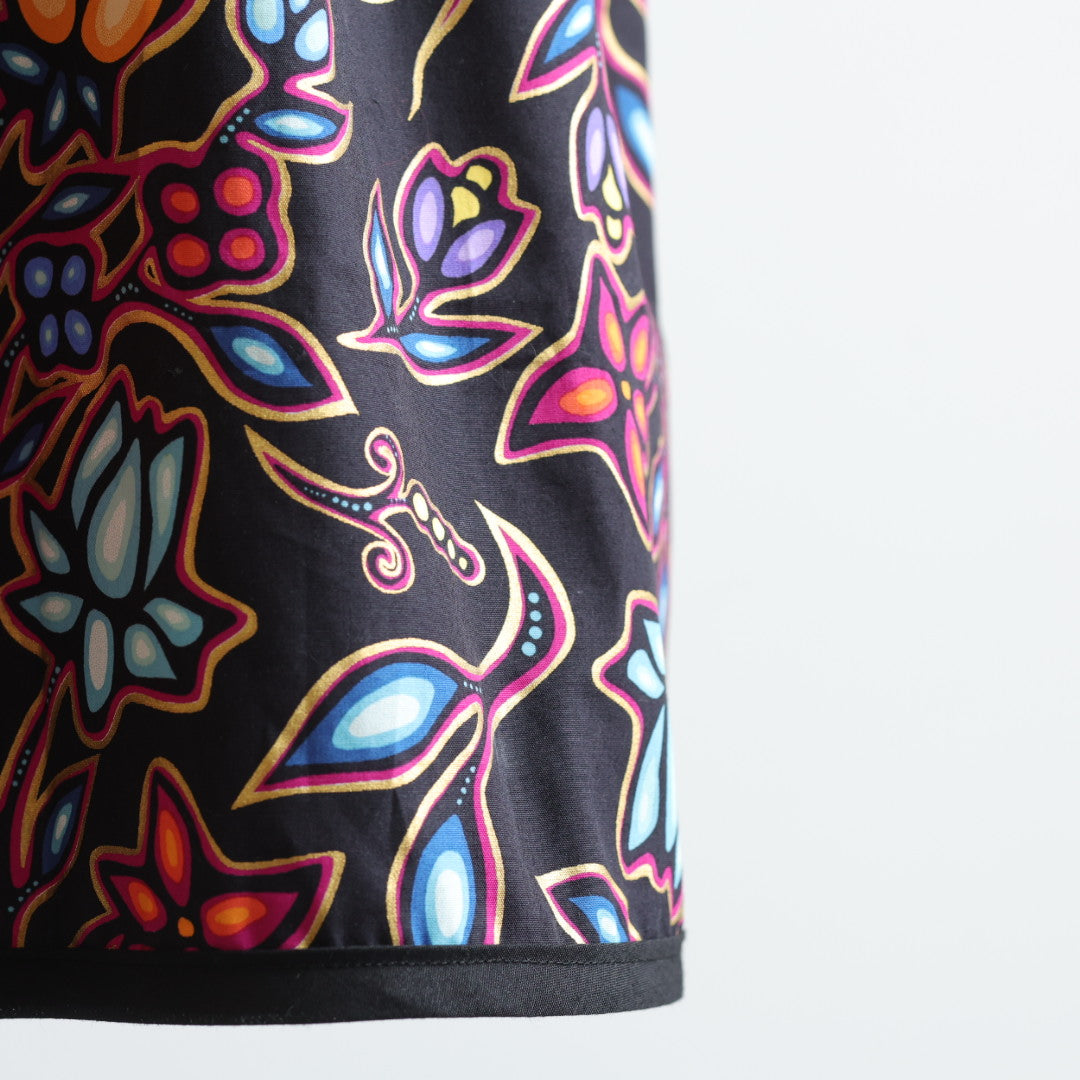 Phoenyx Designs Black Floral Girls Dress
