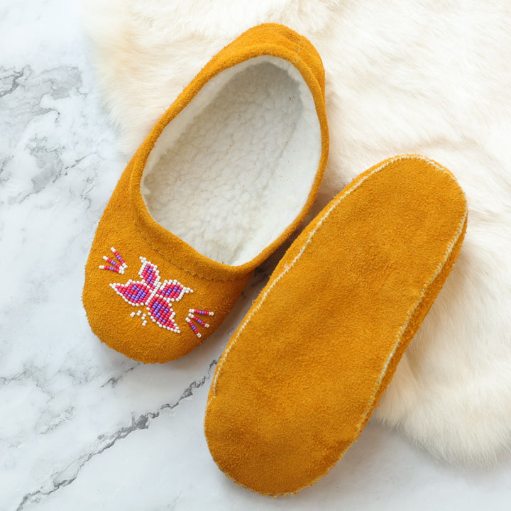 T.Sullivan Size 7 Butterfly Ballerina Slippers