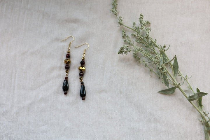 Helen H. Semi Precious Bead Earrings Assorted