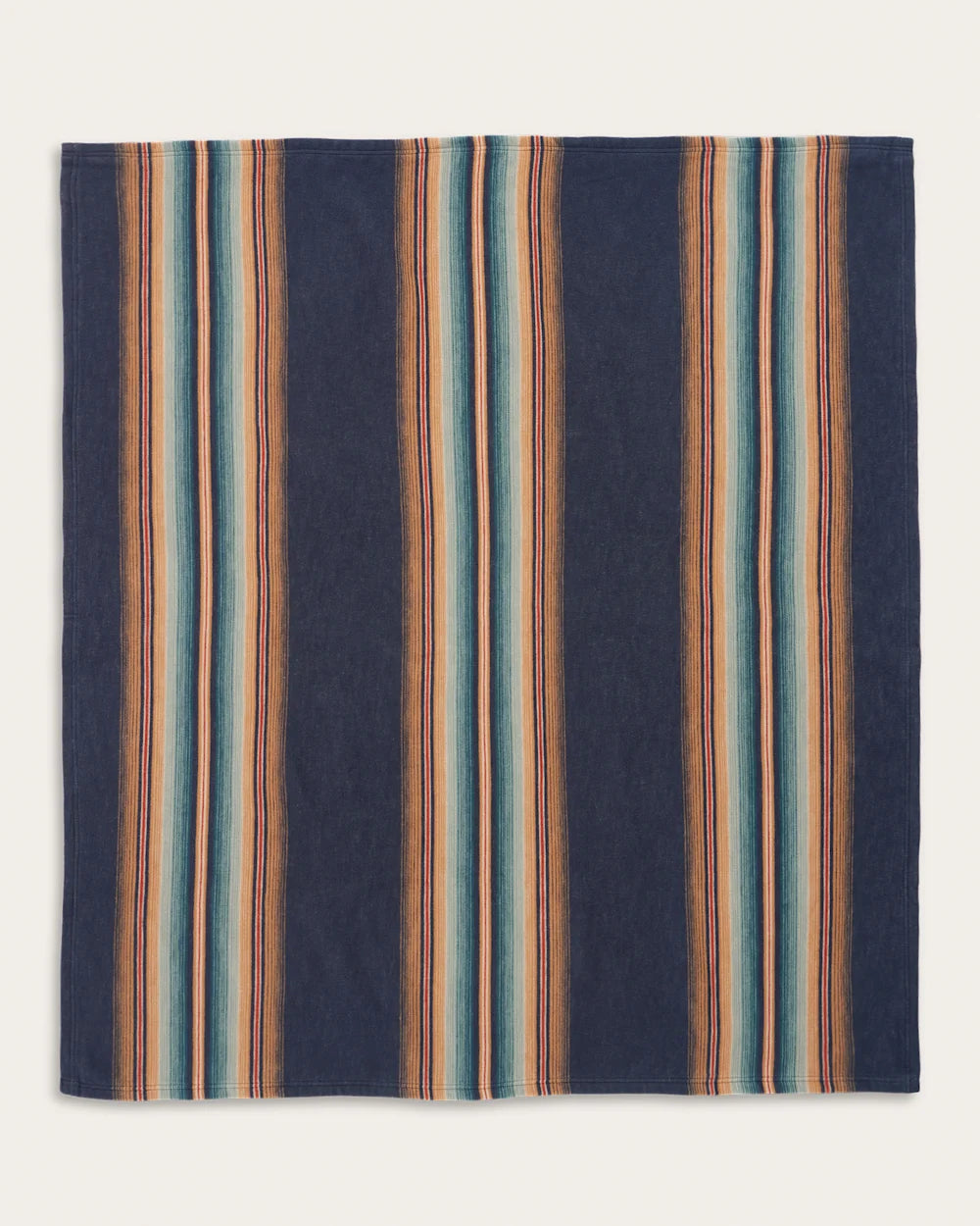 Pendleton Denim Wyeth Falls Organic Cotton Throw Gift Set