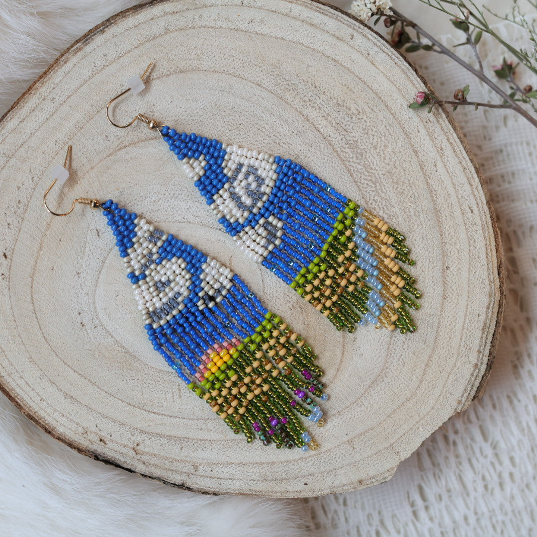 Prairie Moon Treaty 6 Fringe Earrings