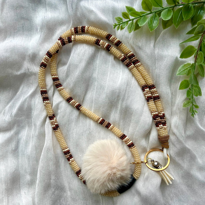 Prairie Beads Wrap Beaded Breakaway Neck Lanyard