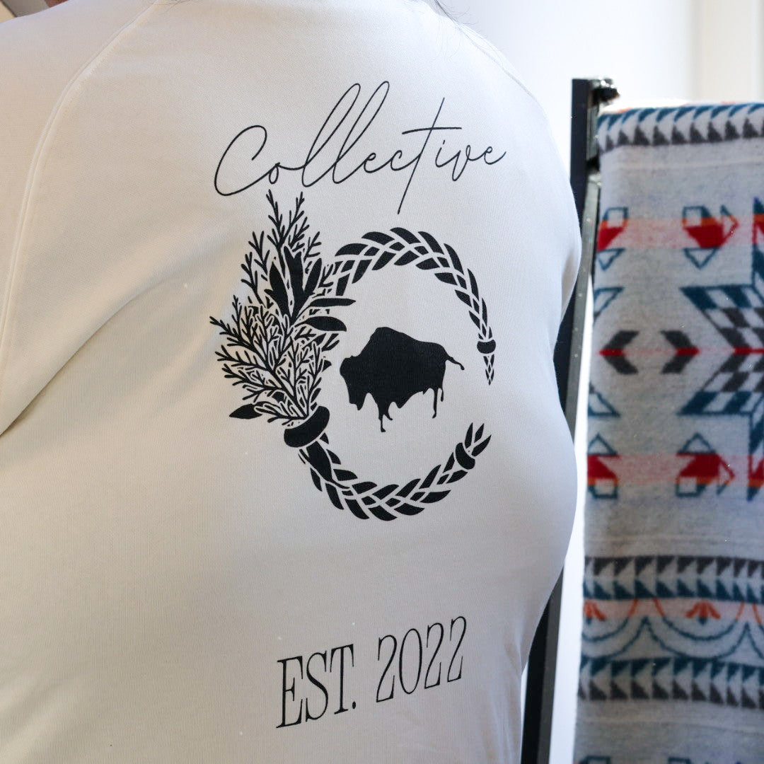 Wanuskewin Collective Sharing Stories Crewneck Sweatshirt