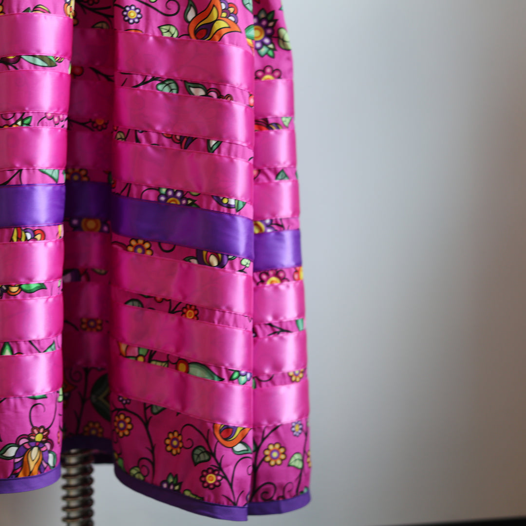 Phoenyx Designs Magenta Floral Ribbon Sundress