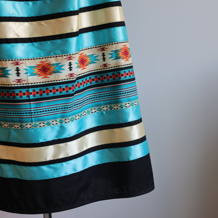 Phoenyx Designs Turquoise Southwest Ribbon Skirt &amp; Belt