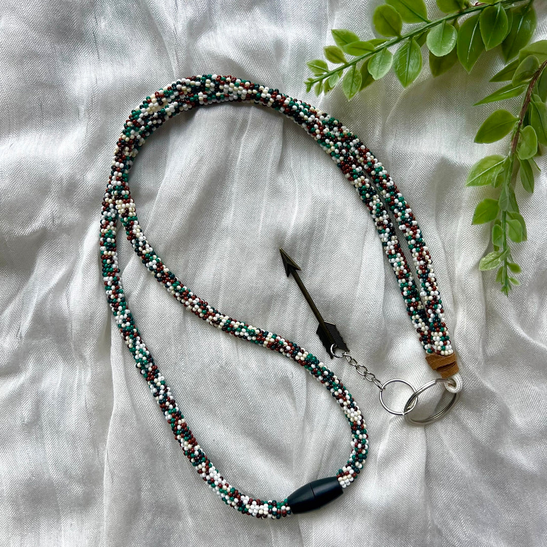Prairie Beads Wrap Beaded Breakaway Neck Lanyard
