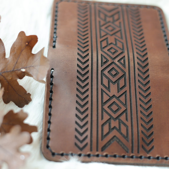 1885 Leather Co. Bifold Engraved Leather Wallet