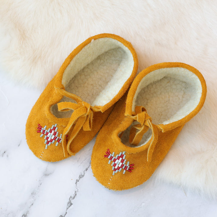 T. Sullivan Toddler Red Starburst Ballerina Slipper