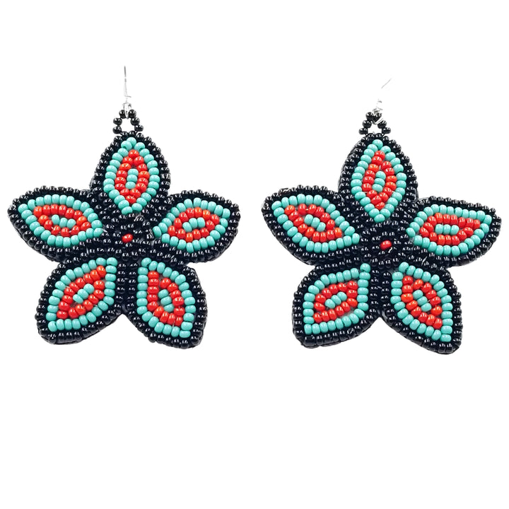 Tribal Roots Floral Medallion Earrings