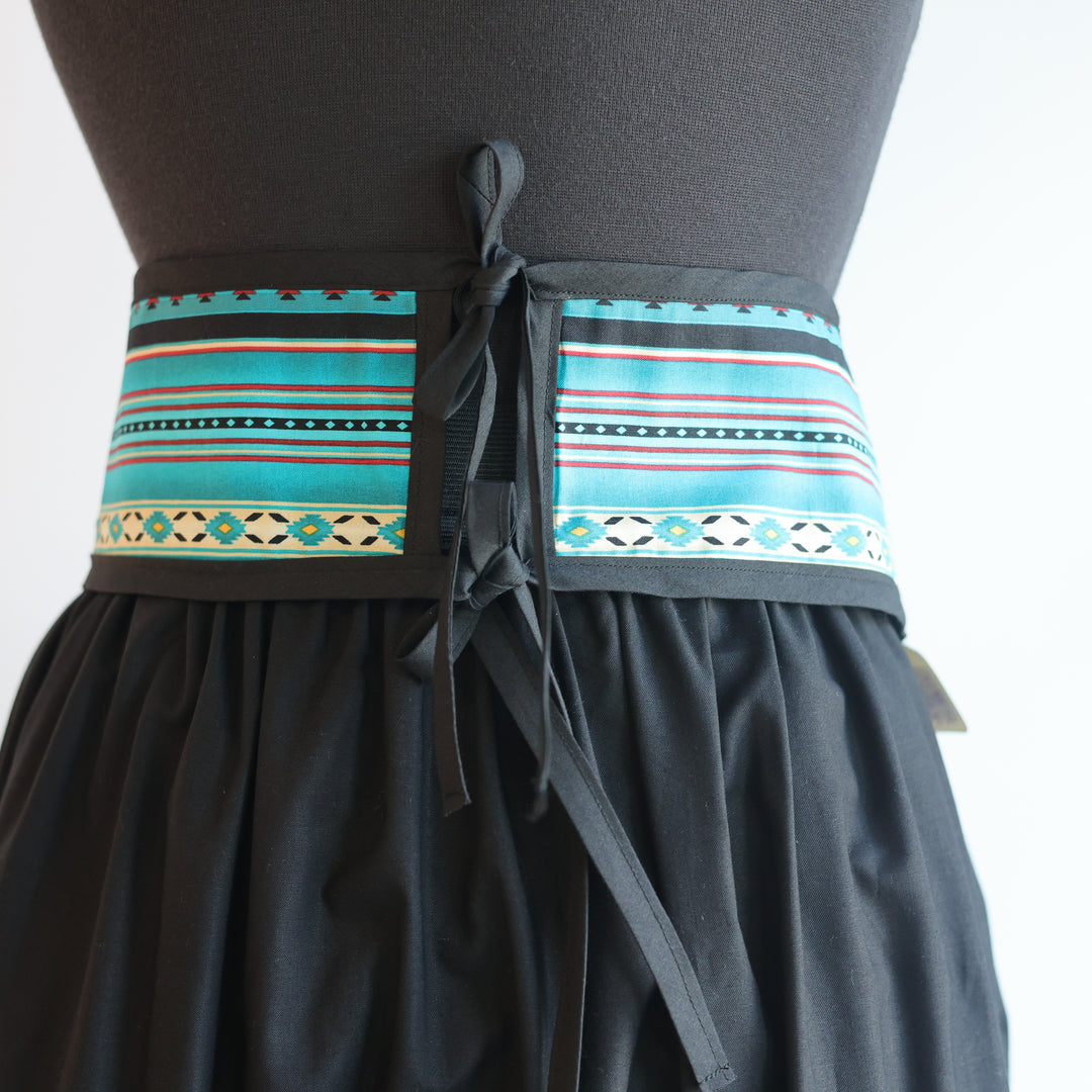 Phoenyx Designs Turquoise Southwest Ribbon Skirt &amp; Belt