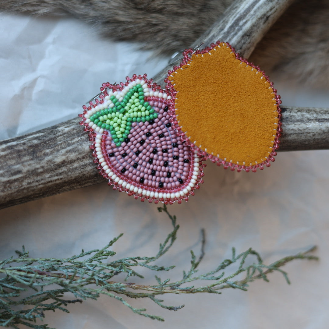Keegan W. Strawberry Drop Earrings