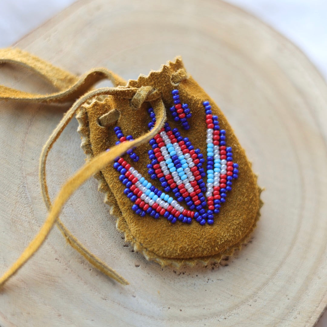 T. Sullivan Beaded Medicine Pouch