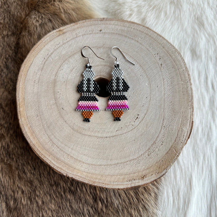 Dorothy B. Dancer Peyote Earrings