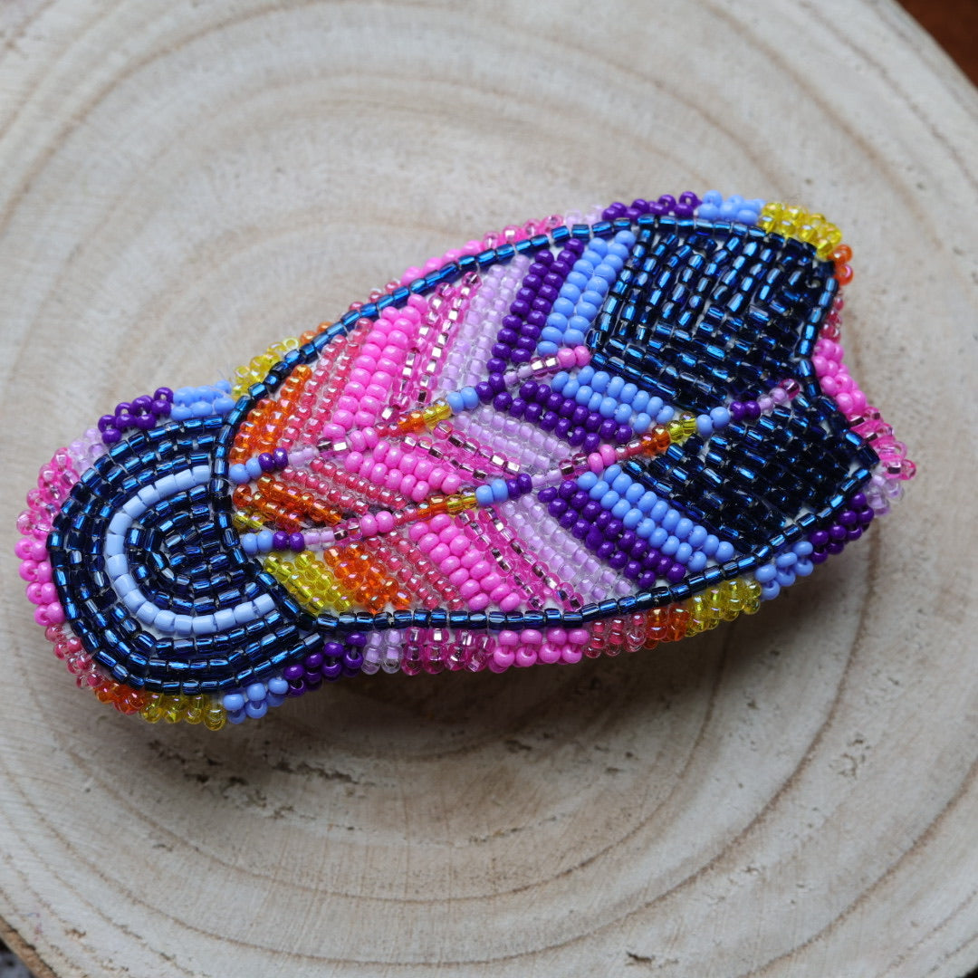 Jeannie A Small Feather Hair Barrette