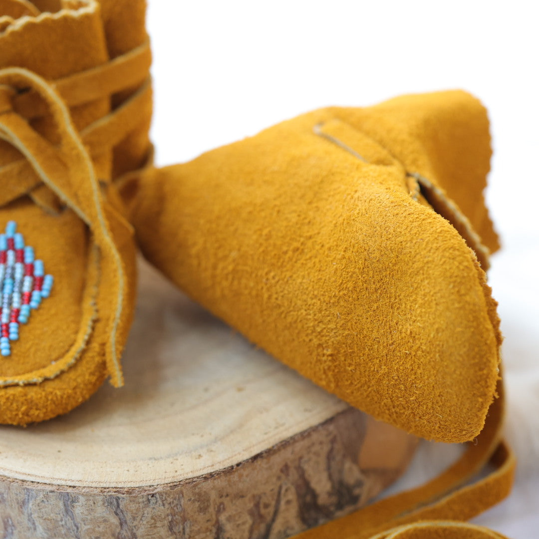 T.Sullivan Baby Wraparound Moccasins 9mos-12mos