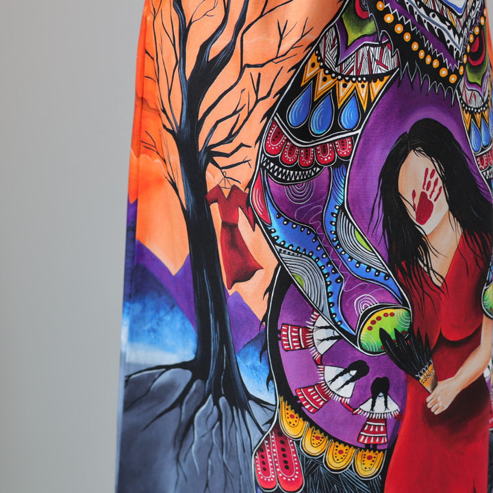 Vi's CREE-ations Ganawenda (To Protect) Ribbon Skirt