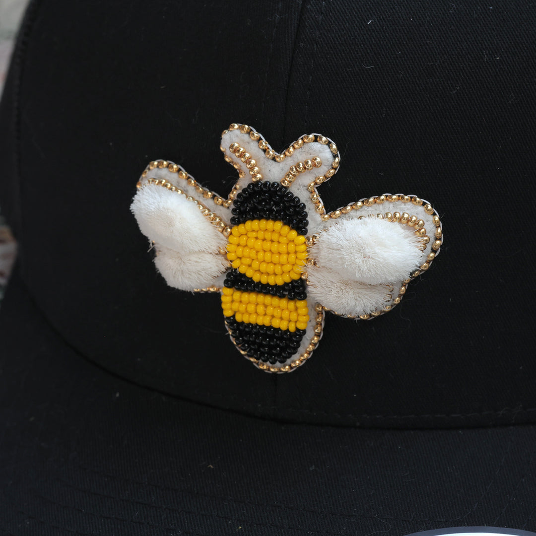 Feline Fancy Eh Tufted Bee Snapback Hat