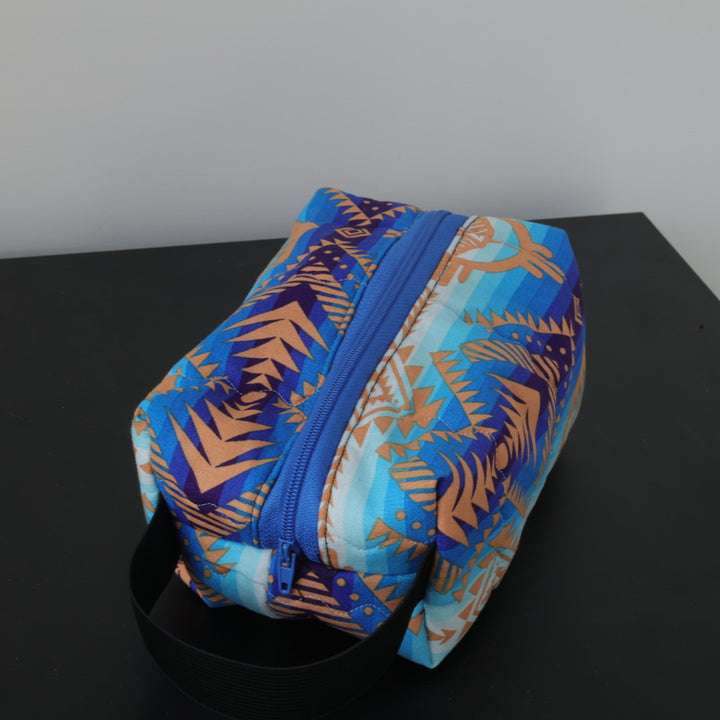 Phoenyx Designs Blue Southwest Cosmetic Bags