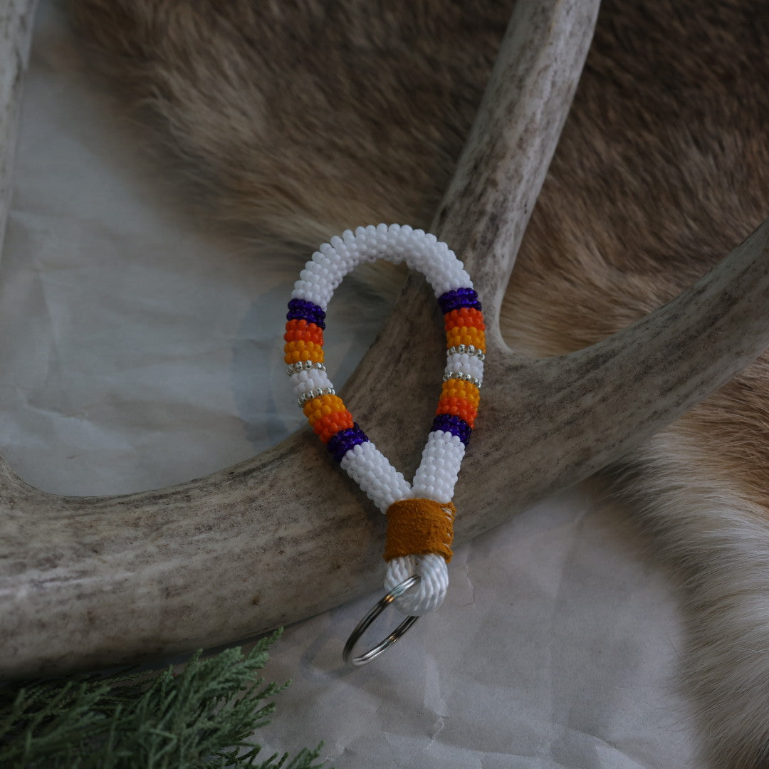 Keegan W. Striped Tiny Finger Lanyards